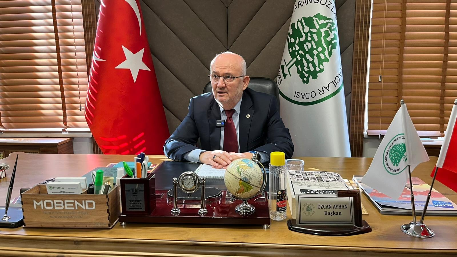 İnegöl Mobilyacılar Odası (İNMOB) Başkanı Özcan Ayhan